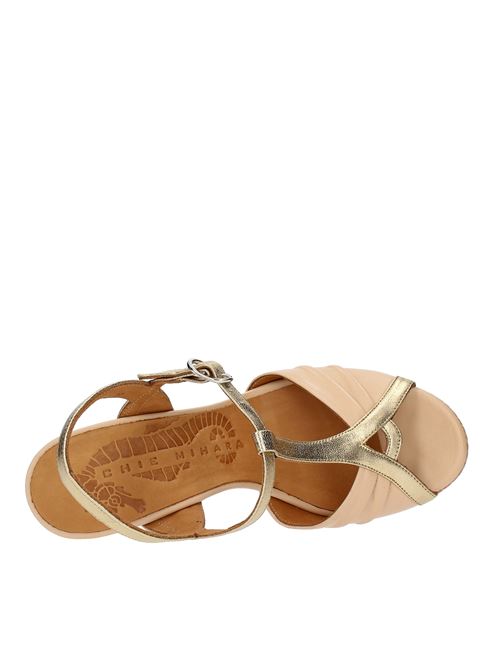 CASSAN sandals  in leather CHIE MIHARA | CASSANNUDE